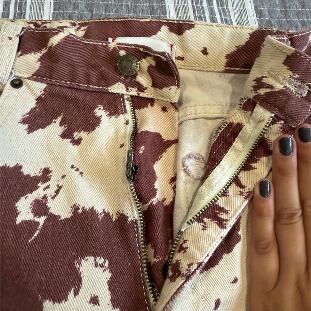 BDG Cow Patterned Pants - Picture 3 of 5
